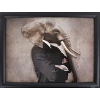 Kniedienblad met kussen eronder Laptray schootkussen Mr. Olifant